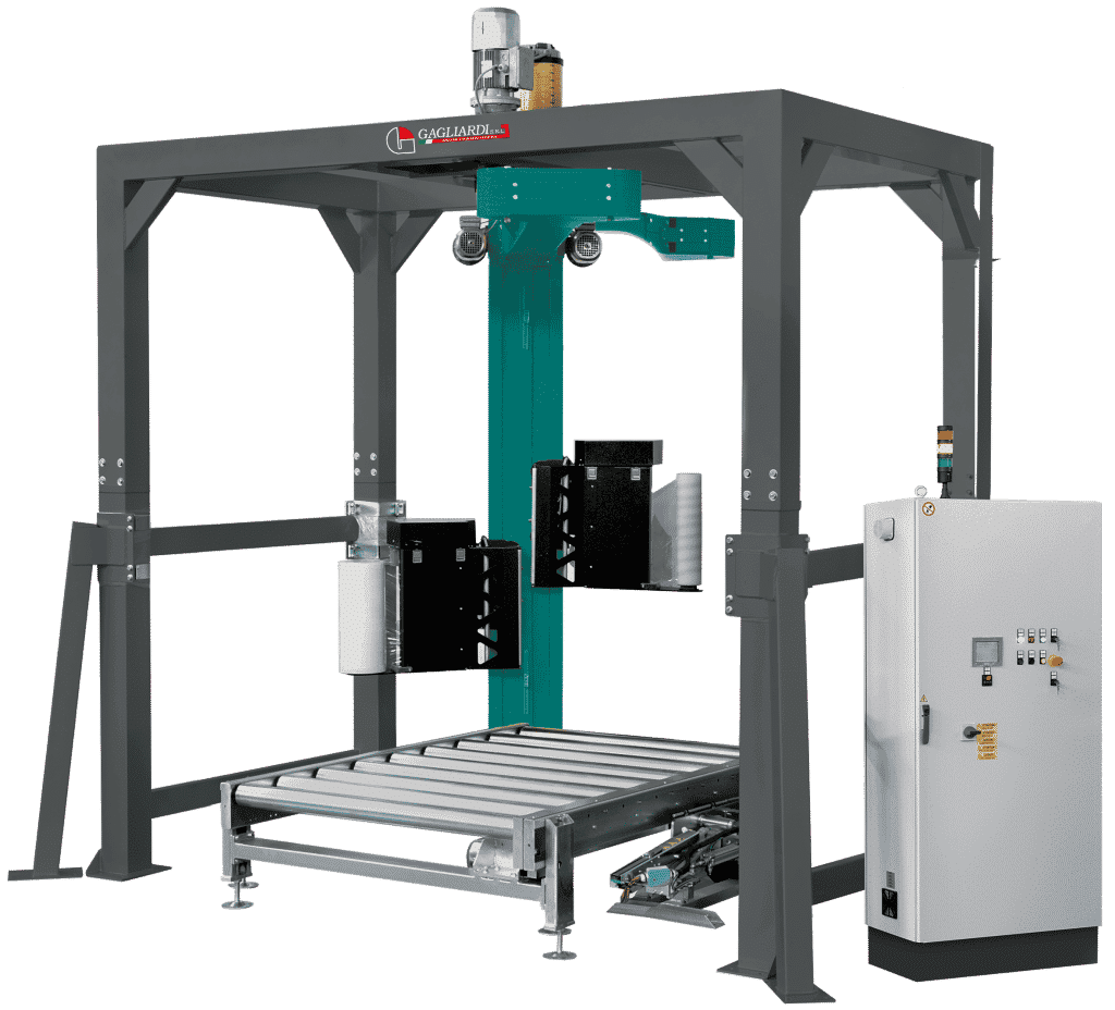 REVOLUTION-DOUBLE rotating arm wrapping machinery